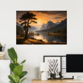 De Vluchtplaats van Sereniteit (uitgebreide afbeel Poster (Thuiskantoor)