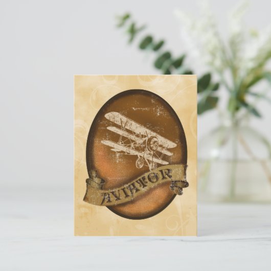 De vluchtuitvoerder briefkaart (Staand voorkant)