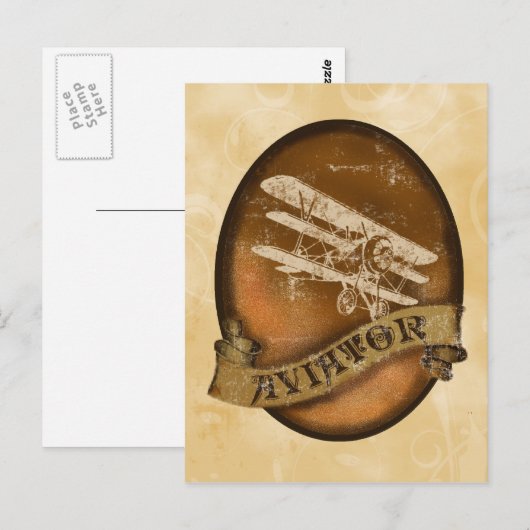 De vluchtuitvoerder briefkaart (Voorkant / Achterkant)