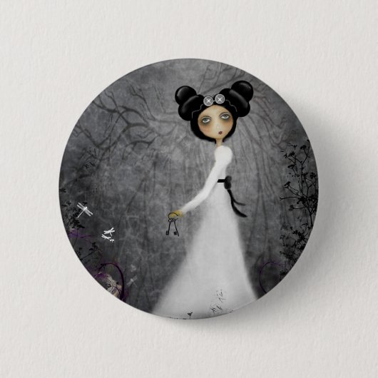 De vluchtuitvoerder ronde button 5,7 cm (Voorkant)