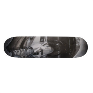 De vluchtuitvoerder skateboard