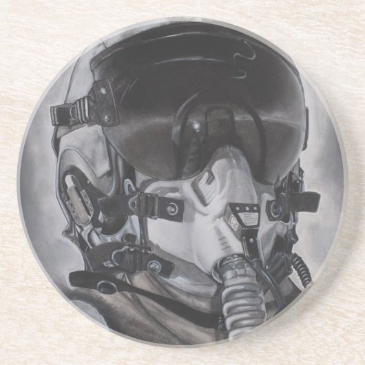 De vluchtuitvoerder zandsteen onderzetter (Voorkant)