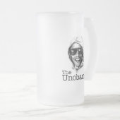 De VN-Obama - Obama Unabomber kwaadaardige tweelin Matglas Bierpul (Voorkant rechts)