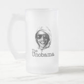 De VN-Obama - Obama Unabomber kwaadaardige tweelin Matglas Bierpul (Links)