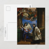 De Vocatie van St. Aloysius Gonzaga door Guercino Briefkaart (Voorkant / Achterkant)