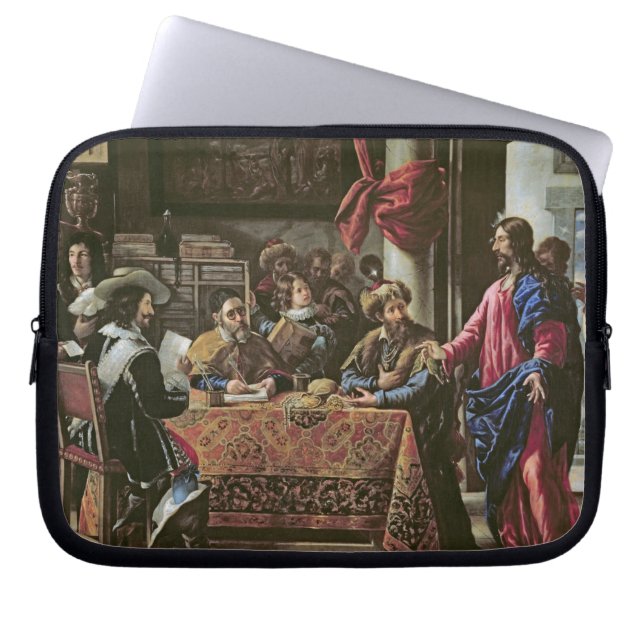 De Vocation of St. Matthew Laptop Sleeve (Voorkant)