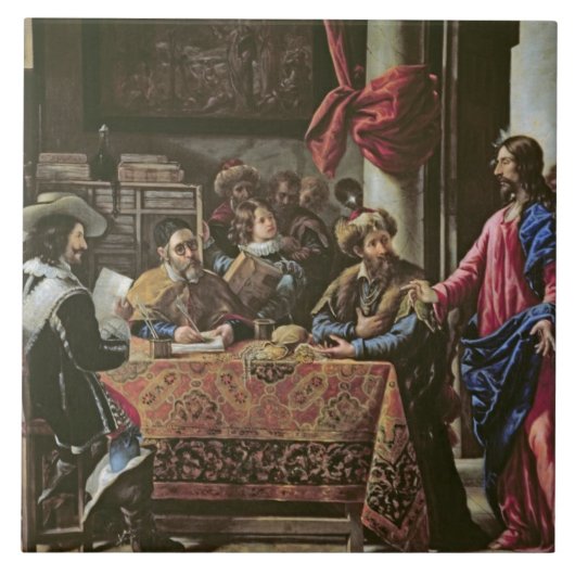 De Vocation of St. Matthew Tegeltje (Voorkant)