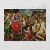 De voeding van de vijfduizend briefkaart (Voorkant)