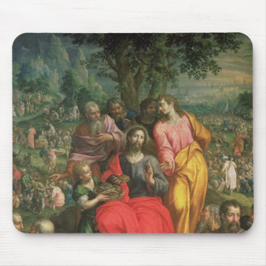 De voeding van de vijfduizend, c.1590 muismat (Voorkant)