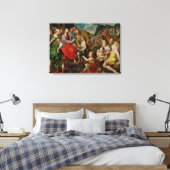 De voeding van de vijfduizend canvas afdruk (Insitu (Slaapkamer))