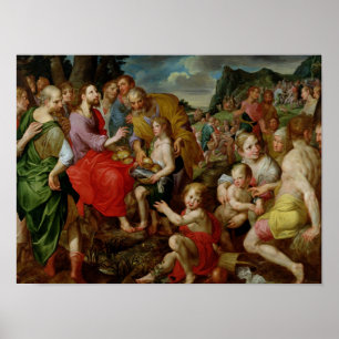 De voeding van de vijfduizend poster