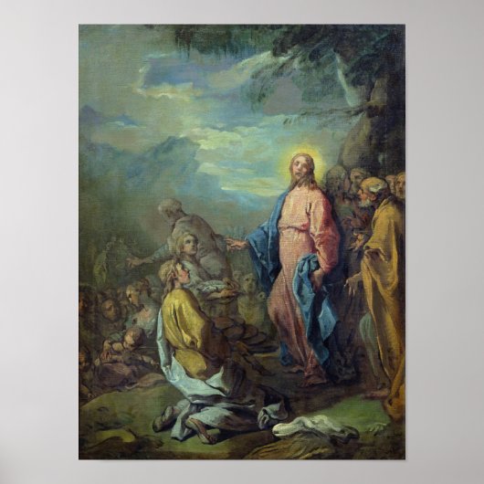 De voeding van de Vijfduizend, vóór 1733 Poster (Voorkant)