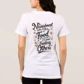 De voeding van de ziel - Inspire Vriendelijkheid Tri-Blend Shirt (Achterkant)