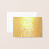 De voedingskraker folie kaarten (Voorkant met envelop)