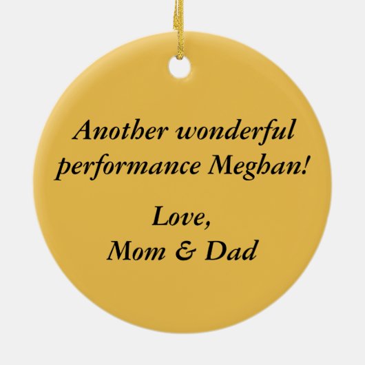 De voedingskraker keramisch ornament (Achterkant)