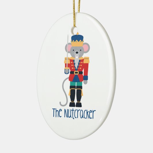 De voedingskraker keramisch ornament (Links)