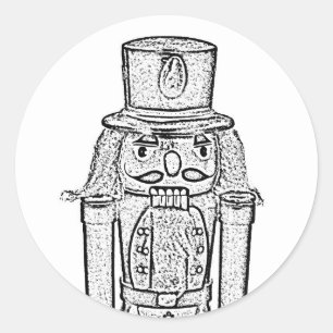 De voedingskraker ronde sticker