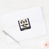 De voedingskraker vierkante sticker (Envelop)