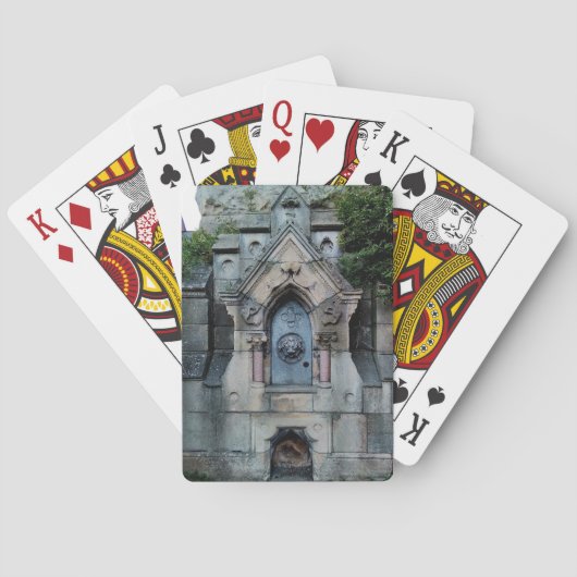 De voet van de brug pokerkaarten (Achterkant)