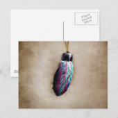 De Voet van het kleurrijke Gelukkige Konijn Briefkaart (Voorkant / Achterkant)