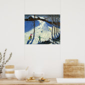 De voetballer Morzine Poster (Keuken)
