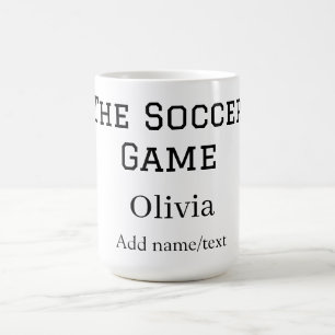 de voetbalwedstrijd voetbal naam fifa wereldkampio koffiemok