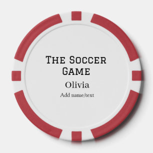 de voetbalwedstrijd voetbal naam fifa wereldkampio poker chips