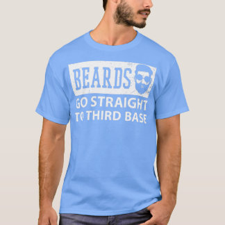De voeten gaan recht naar de derde basis - gekaard t-shirt