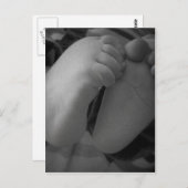 De Voeten van het baby Briefkaart (Voorkant / Achterkant)