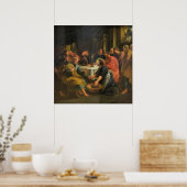 De voetwassing poster (Keuken)