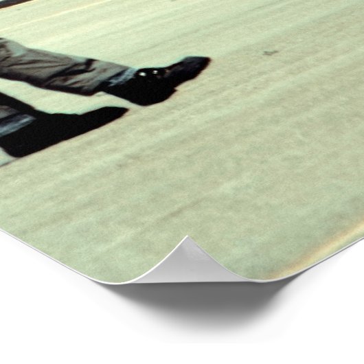 De vogel aan land brengen poster (Hoek)