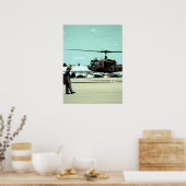 De vogel aan land brengen poster (Keuken)