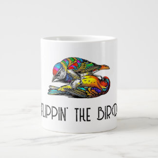 DE VOGEL DE MIDDENVOET GEVEN GROTE KOFFIEKOP