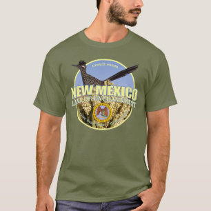 De vogel en bloem van de staat New Mexico T-shirt