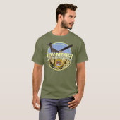 De vogel en bloem van de staat New Mexico T-shirt (Voorkant volledig)