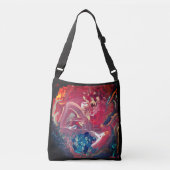 De vogel en het meer crossbody tas (Voorkant)