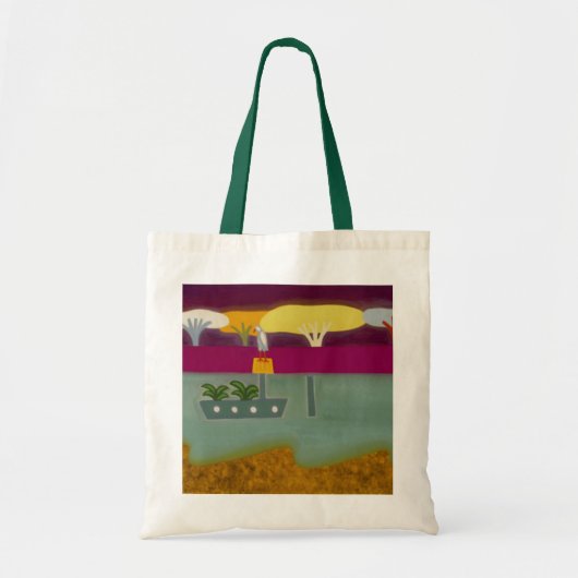 De vogel in de rivier de Theems 2008 Tote Bag (Voorkant)