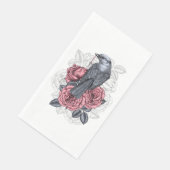 De vogel met de zilveren sleutel servet (Hoek)