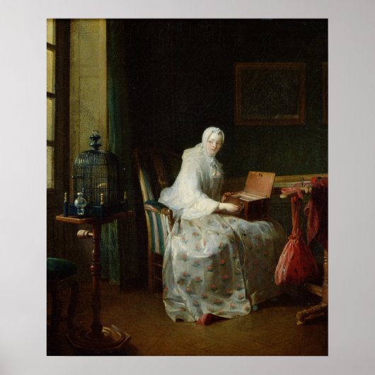 De vogel of een vrouw die haar varieert poster (Voorkant)