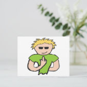 De vogel omdraaien briefkaart (Staand voorkant)