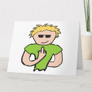 De vogel omdraaien kaart