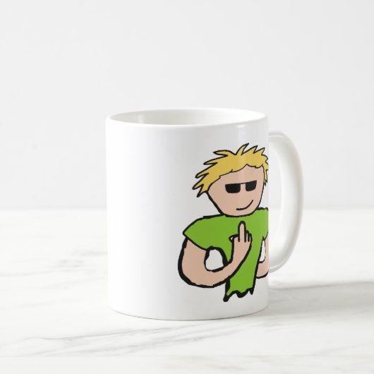 De vogel omdraaien koffiemok (Voorkant rechts)