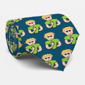 De vogel omdraaien stropdas (Opgerold)