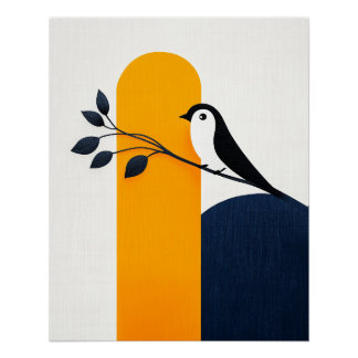 De vogel perfect poster