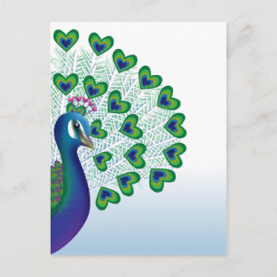 De vogel van de liefde briefkaart