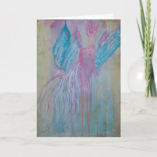 De Vogel van Faerie van Kerstmis Feestdagen Kaart