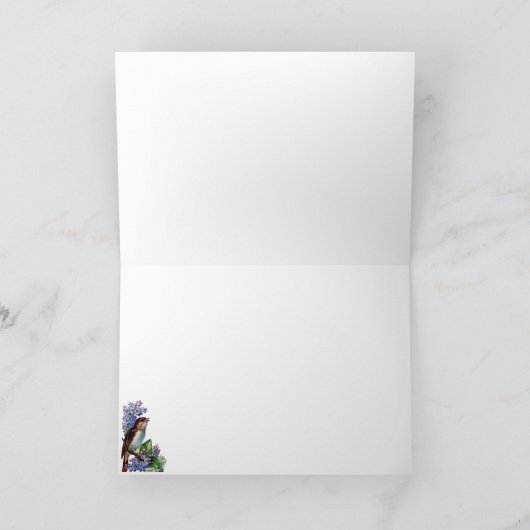 De Vogel van het Briefkaart van Parijs op de Kaart (Binnen)