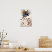 De vogel van het Paradijs van Warwick Goble Poster (Keuken)