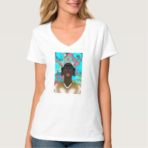 De vogel van het universum, de energie van liefde t-shirt