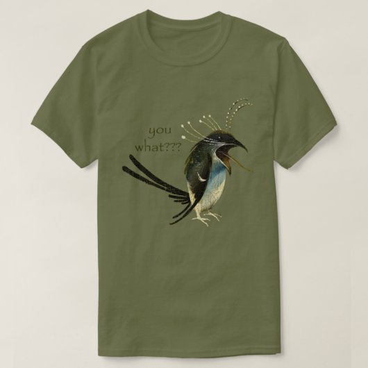 De vogel van Jeroen Bosch T-shirt (Design voorkant)
